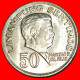 * USA (1967-1974): PHILIPPINES  50 SENTIMOS 1967 DEL PILAR (1850-1896) MINT LUSTRE! LOW START NO RESERVE! - Philippines