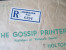 Delcampe - GB Kolonie 1938 Uganda / Kenya Tanganyika. MiF. Registered Letter Mombasa Kenya 6394. The Gossip Printery - Kenya, Ouganda & Tanganyika