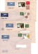 ** INDIA, 20 WHOLE COVERS TO ITALY, VARIOUS STAMPS LOT 6 - Corréo Aéreo