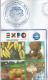 CONGO BRAZZA. UNIVERSAL EXPO MILANO 2015,letter From The Congo Brazza ,with The Official EXPO Stamp At The Back Of Cover - 2015 – Milan (Italie)