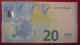 20 EURO S013G4 Draghi Italy Serie SC Perfect  UNC - 20 Euro