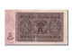 Billet, Allemagne, 2 Rentenmark, 1937, 1937-01-30, TTB - 2 Rentenmark