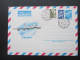 UDSSR / Sowjetunion 1983 Ganzsachen 4 Stück. Flugzeug. Mit Zusatzfrankaturen. - Covers & Documents