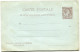 MONACO ENTIER PRINCE CHARLES III 10 C. BRUN (BLEU) AVEC REPONSE PAYEE - Postal Stationery