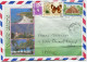 NOUVELLE-CALEDONIE LETTRE PAR AVION DEPART KOUAOUA 25-6-1990 POUR LA FRANCE - Cartas & Documentos
