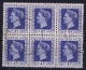 Nederland: NVPH Nr 487 In 6 Block  Used 1948 - Gebruikt