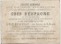 Chromo /Vente De Coco Au Bar /Coco D´Espagne/Société Générale/AUBENAS/Ardéche/Oberthur/Rennes-Paris/Vers1875   IMA172 - Autres & Non Classés