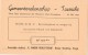 16405. Tarjeta Privada Preobliterado  BRUGGE (Belgien) 1942. Roulotte.Vanden Broele Ferrant - Roller Precancels 1900-09