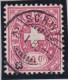 Heimat SZ Schwyz 1885-01-25 Voll-O Auf 10C.Telegraphen-Marke - Telegraph