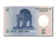 Billet, Tajikistan, 5 Diram, 1999, NEUF - Tadschikistan