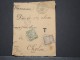 COCHINCHINE - Fragments Avec Taxes De Couleur - Cap St Jacques Pour Cholon - Juin 1903 - Pas Courant - A Voir - P 16102 - Briefe U. Dokumente