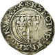 Monnaie, France, Blanc Guénar, Châlons-Sur-Marne, TB+, Argent, Duplessy:406 A - 1380-1422 Charles VI Le Fol