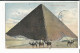 EGYPTE GRANDE PYRAMIDE DE CHEOPS 1909 - Pyramids