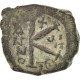 Monnaie, Maurice Tibère, Demi-Follis, Thessalonique, TTB, Cuivre, Sear:509 - Byzantines