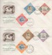 828  Droits De L'Homme - Menschenrechte - Human Rights -   1963  FDC  (4 Enveloppes - 2 Dentelés, 2 Non Dentelés) TTB - Gebraucht