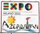 AZERBAIJAN. EXPO UNIVERSELLE MILANO 2015. Lettre Du Pavillon D'Azerbaidjan à Milan,  Avec Tampon Officiel EXPO - 2015 – Milan (Italie)