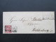 AD Nordd. Postbezirk 1869 Michel Nr. 4 EF Von Freiburg In Schlesien Nach Waldenburg. Interessanter Beleg!! - Lettres & Documents