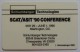 USA - Comsat Smart Card Cruise - Chip - Schlumberger - Asit ´90 Conference - Rare - Used - Cartes à Puce
