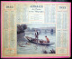 CALENDRIERS DES POSTES PTT 1933 ORIGINAL  PECHE AUX GOUJONS DANS L'YONNE - Grossformat : 1921-40