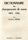 Dictionnaire Des Changements De Noms 1803-1956 & 1957-1962.deux Volumes.l'archiviste Jérôme.1964. - Wörterbücher