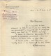 VP3605 -Tabac - Lettre De Mr Louis  CHAVANNE  à PARIS  Pour  Mr SCHLOESING - Documents