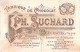 04102 "FABRIQUE DE CHOCOLAT PH. SUCHARD - NEUCHATEL - SUISSE" ANIMATO, CONTADINI, LA VENDEMMIA,  FIGURINA ORIGINALE - Schokolade