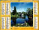 ALMANACH DES P.T.T 1987 (57)  -  Complet ** COLMAR (68) -  MANOIR (Ecosse) ** Calendrier * OLLER * N°240 - Grossformat : 1981-90