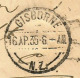 PREMIER VOL  Entre Gisborne & Napier 16 Avril 1935, Avec Escale à Wellington (timbre Poste Aérienne Nr 1) Forte Côte - Luchtpost