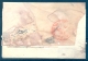 1846 , GALICIA , ORENSE , D.P. 16 , CARTA CIRCULADA ENTRE RIBADAVIA Y CORUÑA, BAEZA EN ROJO , LLEGADA - ...-1850 Voorfilatelie