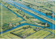 Grote Kaart Kinderdijk Zuid-Holland Nederland Panorama Windmolen Windmill Moulin à Vent Molens Panorama - Kinderdijk