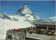 Trockener Steg Bei Zermatt - Terrasse Restaurant Glacier Theodul - Matterhorn - AK Grossformat - Verlag Photo Klopfenste - Steg