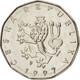 Monnaie, République Tchèque, 2 Koruny, 1997, SUP+, Nickel Plated Steel, KM:9 - Tsjechië