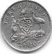 *australia 3 Pence  1920  M   Km 24    Vf+ Catalog Val 65,00$ - Threepence