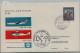 Switzerland 1966 First Flight DC-9 Zurich - Amsterdam (Holland), Cachet, B/s, Il  (11) - Eerste Vluchten