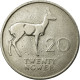 Monnaie, Zambie, 20 Ngwee, 1968, British Royal Mint, TB+, Copper-nickel, KM:13 - Zambia