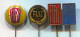 FIAT - Car Automotive, Auto, Vintage Pin  Badge, 4 Pieces - Fiat