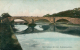 GB MUSSELBURGH / Old Roman Bridge / COLORED CARD - East Lothian