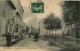 BESSEGES   Poste &amp; Route De Bordezac  NOIR  &amp; BLANC  Voyagée En 1910 Pour Montpellier T De Surtaxe + 10 Cts - Bessèges