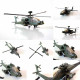 Delcampe - Boeing AH-64D Apache 1/48 Fully Assembled VERY RARE Awarded The BRONZE MEDAL - Helikopters