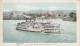 AK Cincinnati Str. Island Queen Sidewheeler Steamboat Steamer Dampfer Mississippi Ohio OH Wurlitzer Bockenheim Rossel - Cincinnati