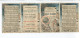 PARFUM GELLE PARIS DEPLIANT CALENDRIER CHROMO 1890 BAILLY EVENTAIL CIGOGNE TOUR EIFFEL TORERO ESPAGNE INDES CHINE - Petit Format : ...-1900