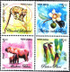 WILD LIFE & PLANTS-ERRORS-2 X SETENANT BLOCKs OF 4-FAUNA & FLORA OF THE NORTH EAST-INDIA-2006-MNH-TP-352 - Giftige Pflanzen