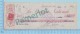 Cheque Timbre Taxe -  H. C. Wilson &amp; Sons , Sherbrooke Quebec 1917, $ 0.80 - 2 Scans - Schecks  Und Reiseschecks