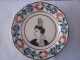 ASSIETTE FAIENCE HB QUIMPER -  Tete De Bretonne - Quimper/Henriot (FRA)