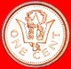 § TRIDENT: BARBADOS &#9733; 1 CENT 2009 MINT LUSTER! LOW START&#9733; NO RESERVE! - Barbados