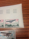 3x 4 STAMPS AVIONS AVIATION PLANES FLUGZEUG LIAISON AEROPOSTALE FRANCE NIGER 1968 NON DENTELES IMPERF IMPERFORATED - Africa