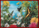 Théme Animaux * Carte Vision Relief  3D * Papillons   ( Voir Scans Recto-Verso ) - Papillons