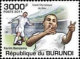 BURUNDI 2011 FOOTBALL PLAYERS 4 Values Set + Miniature Sheet MNH - Ongebruikt