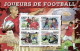 BURUNDI 2011 FOOTBALL PLAYERS 4 Values Set + Miniature Sheet MNH - Ongebruikt