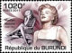 BURUNDI 2011 MARILYN MONROE  4 Values Set + Miniature Sheet MNH - Ongebruikt